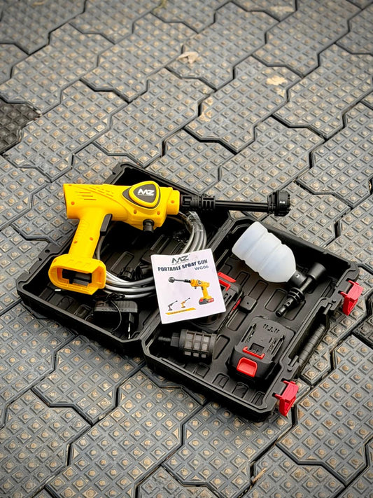 Portable Cordless Electric Spray Gun Kit with Rechargeable Battery