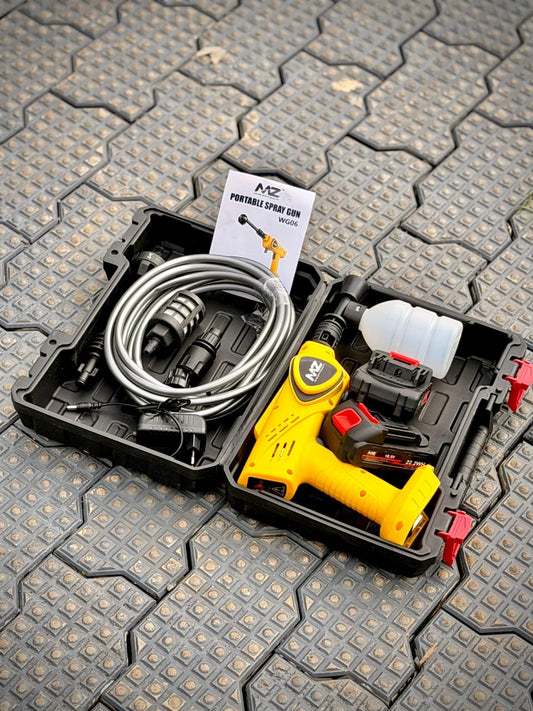 Portable Cordless Electric Spray Gun Kit with Rechargeable Battery